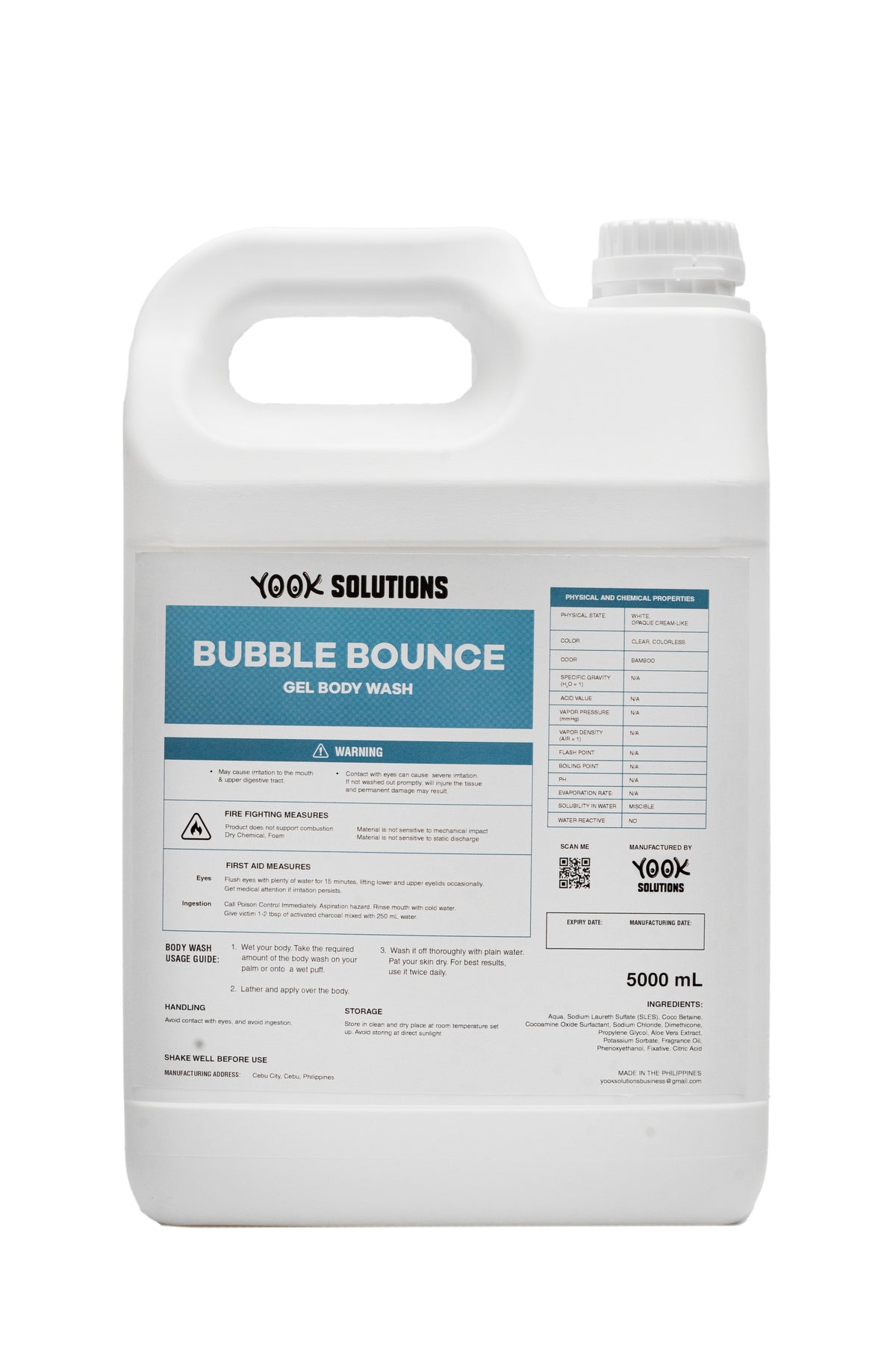 Bubble Bounce Body Wash 5L